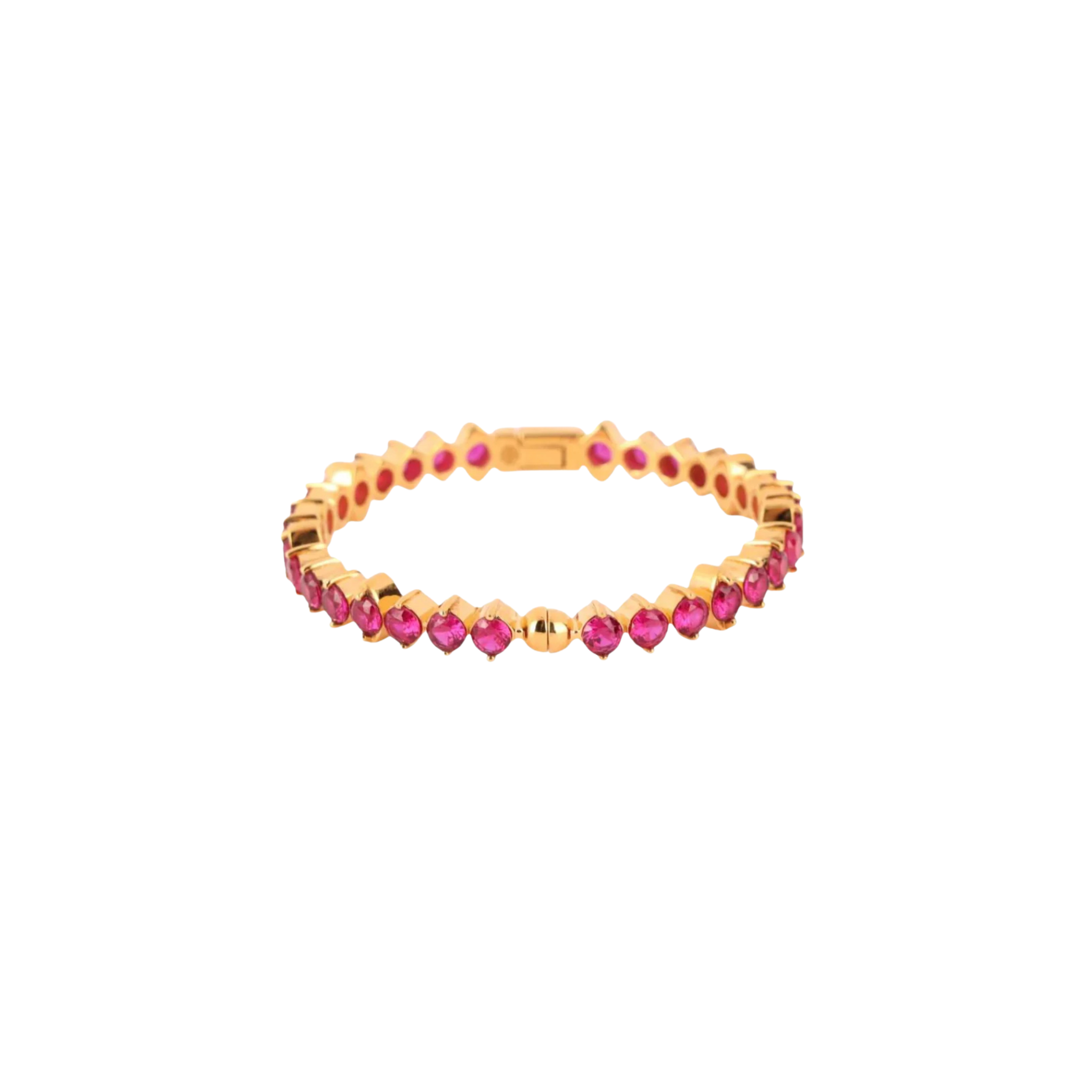 Budhagirl Ruby Corundum Etoile Bangle