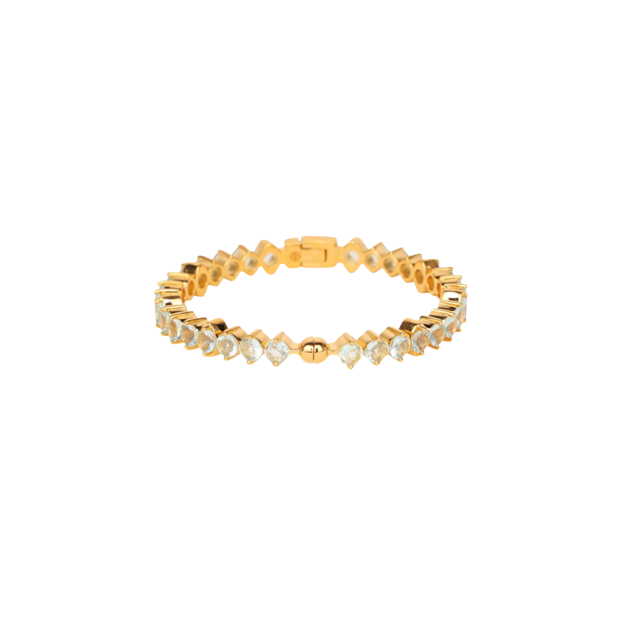 Budhagirl Aquamarine Etoile Bangle