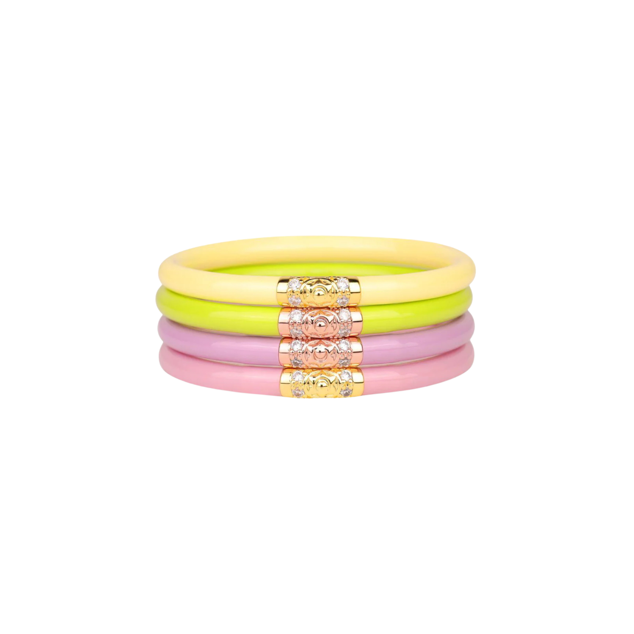 Budhagirl Bloom All Weather Bangles (set of 4) Medium