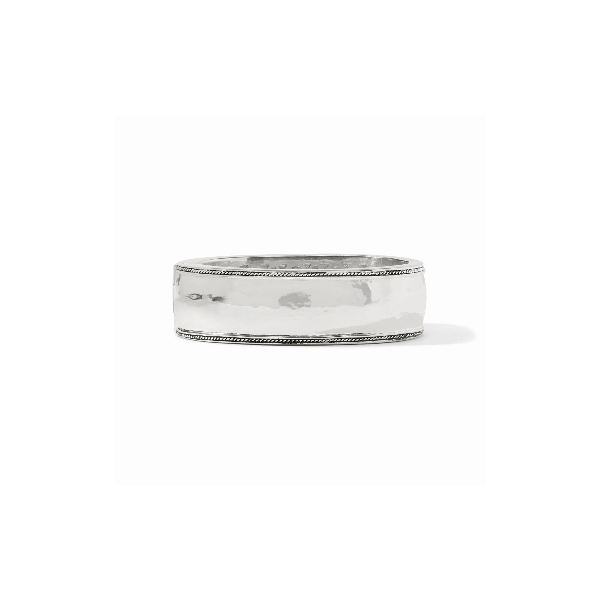 Cannes Statement Hinge Bangle-Silver