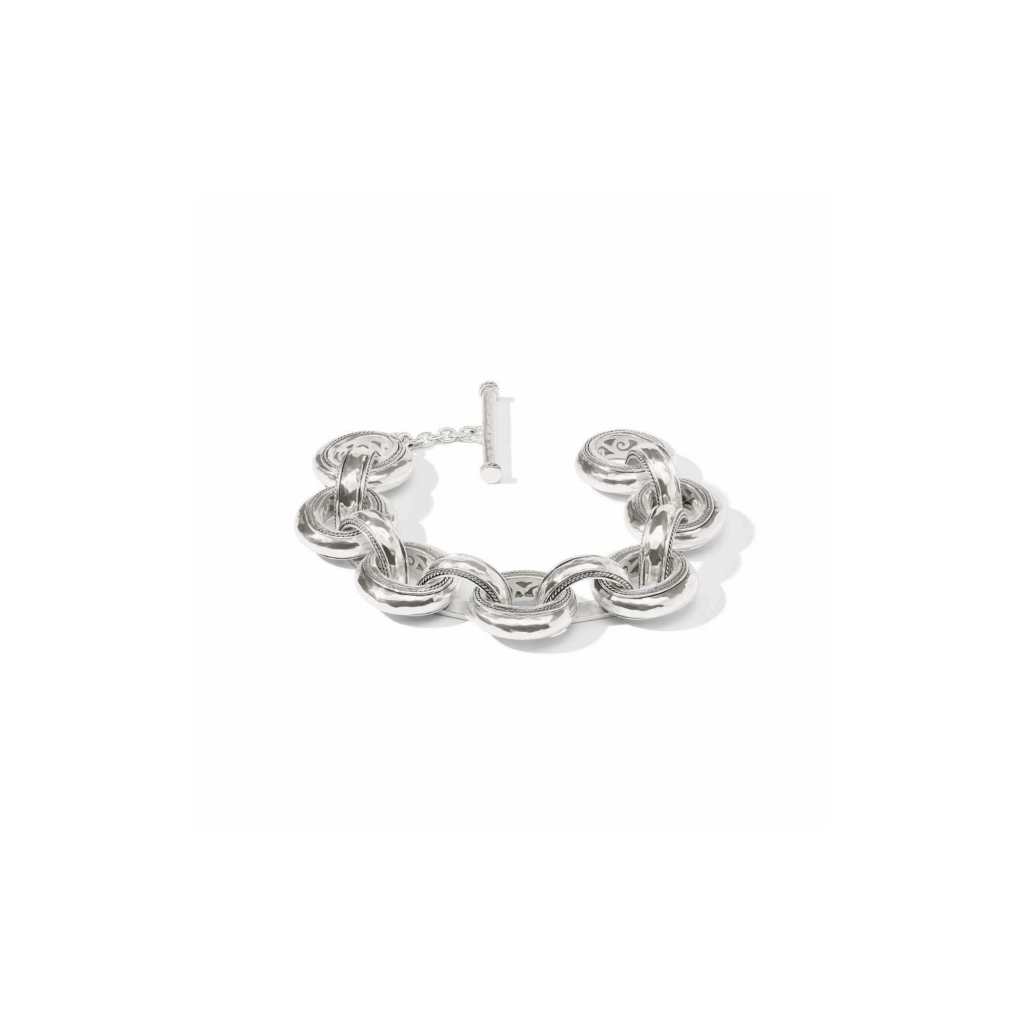 Cannes Demi Link Bracelet- Silver