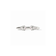 Cannes Demi Cuff-Iridescent Clear Crystal/Silver
