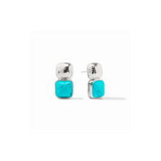 Catalina Earring-Turquoise/Silver OS
