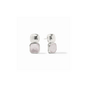 Catalina Earring-Iridescent Clear Crystal/Silver OS