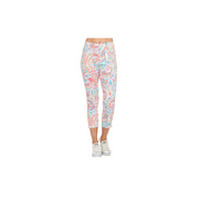 Claudia Slim Cropped Leggings- White
