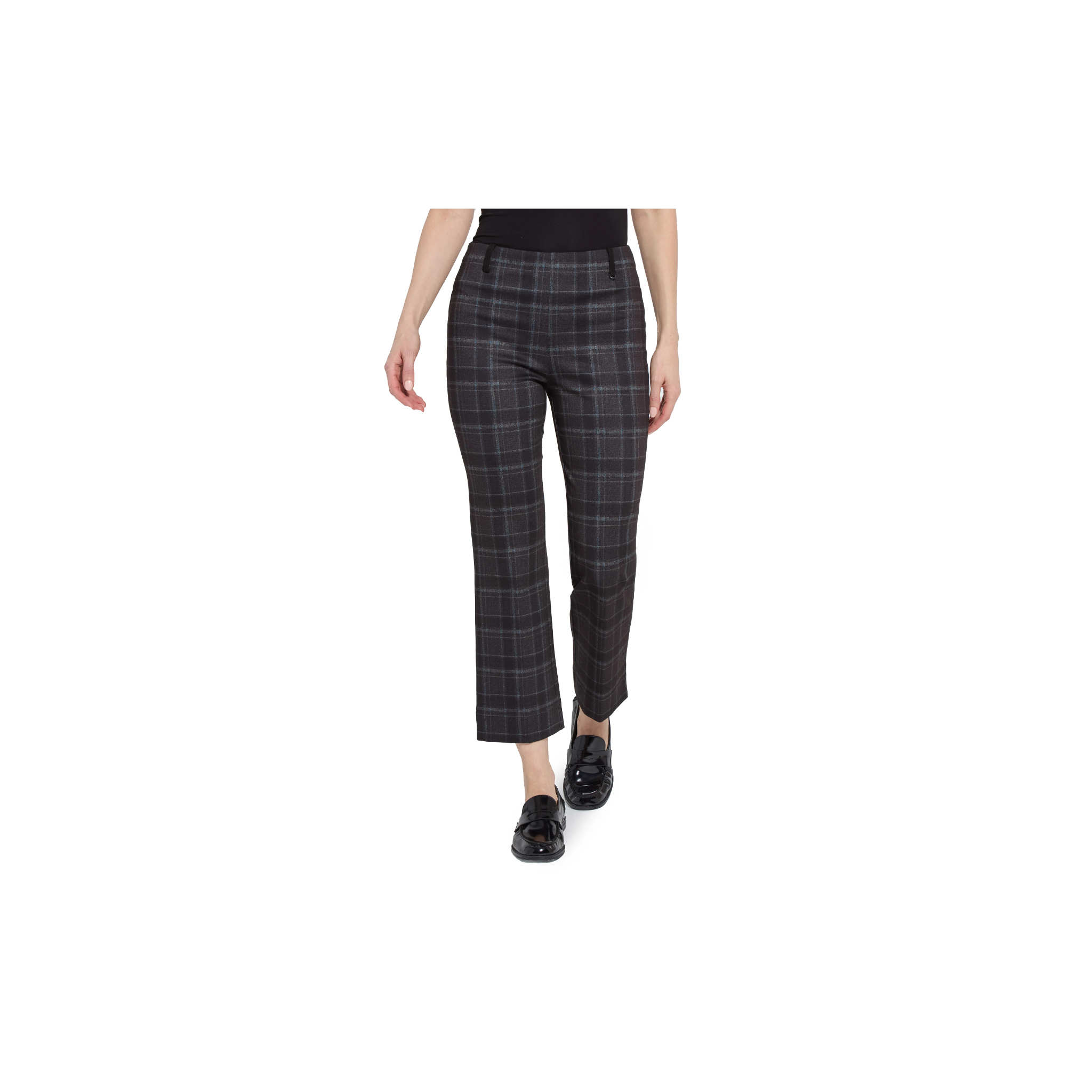 Bristol Plaid Baby Boot Ankle Pants