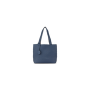 Ilse Jacobsen Reversable Tote Bag-Orion Blue w/ Antique Silver