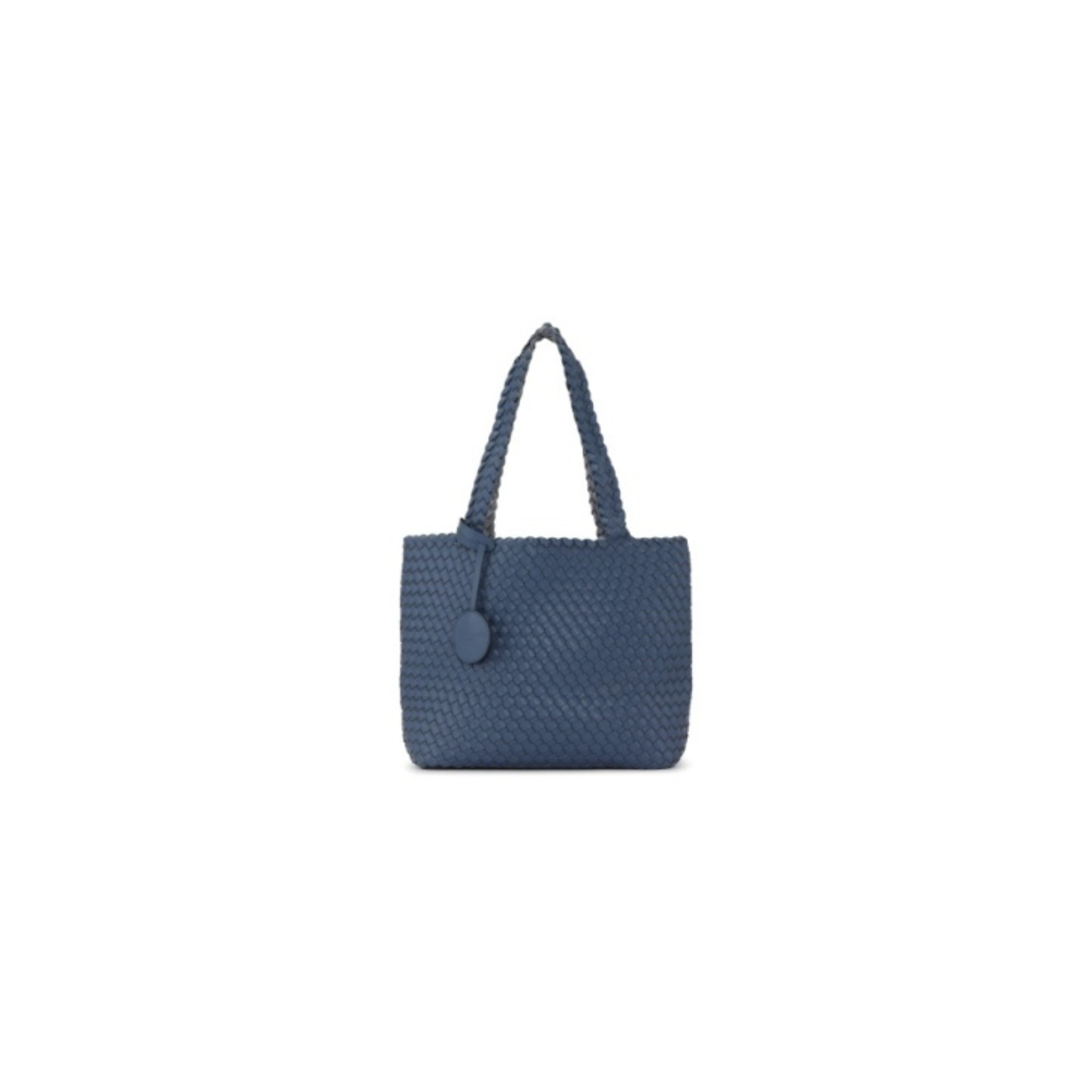 Ilse Jacobsen Reversable Tote Bag-Orion Blue w/ Antique Silver