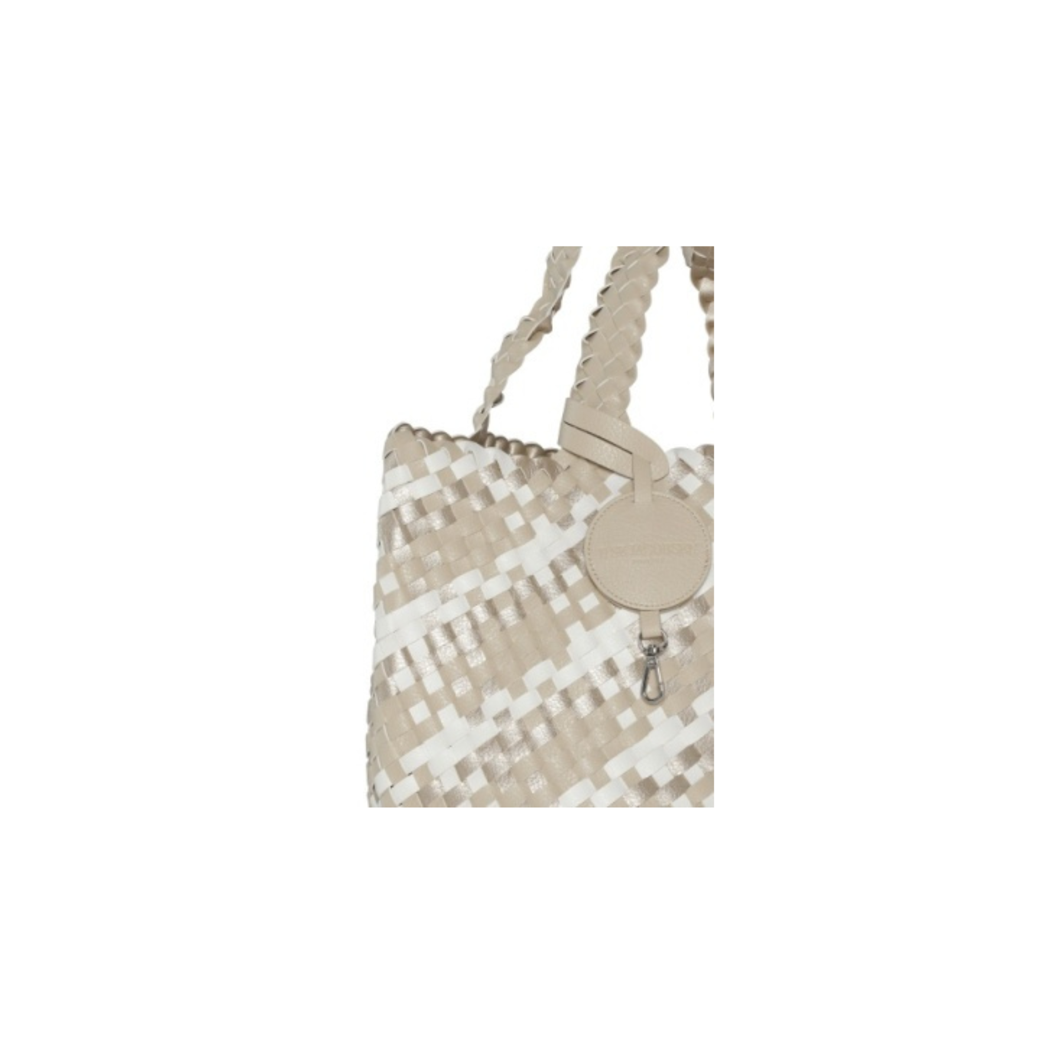 Ilse Jacobsen Reversible Tote Bag- Ivory w/ White