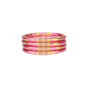 Budhagirl KOI Rose All Weather Bangles-Set of 4 Medium