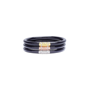 BuDhaGirl Three Kings All Weather Bangles Set of 3 -Navy Large