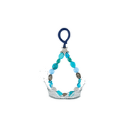 Turquoise Stone Bag Charm