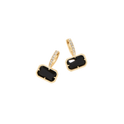 White Hall Earrings -Black