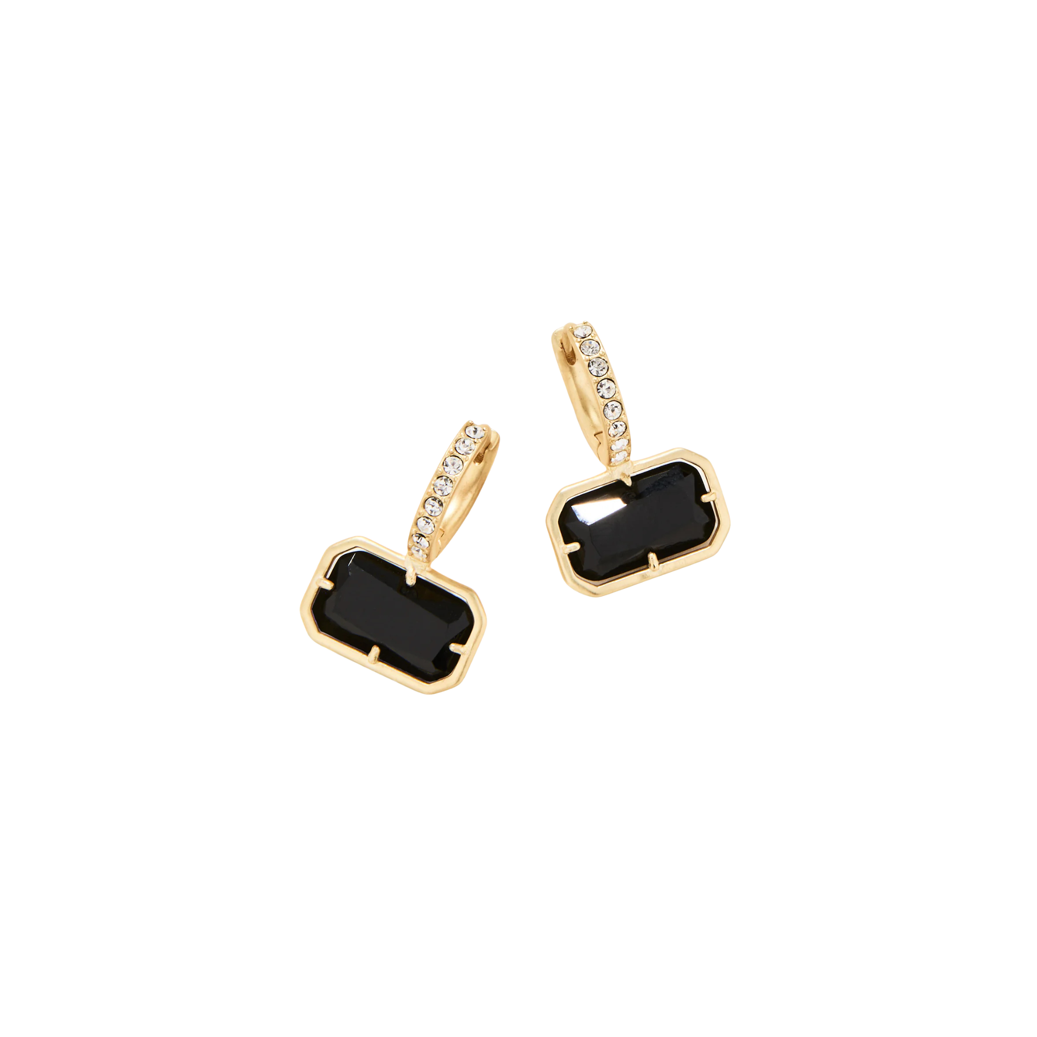 White Hall Earrings -Black