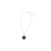 Grand Chateau Necklace -18" Dark Green