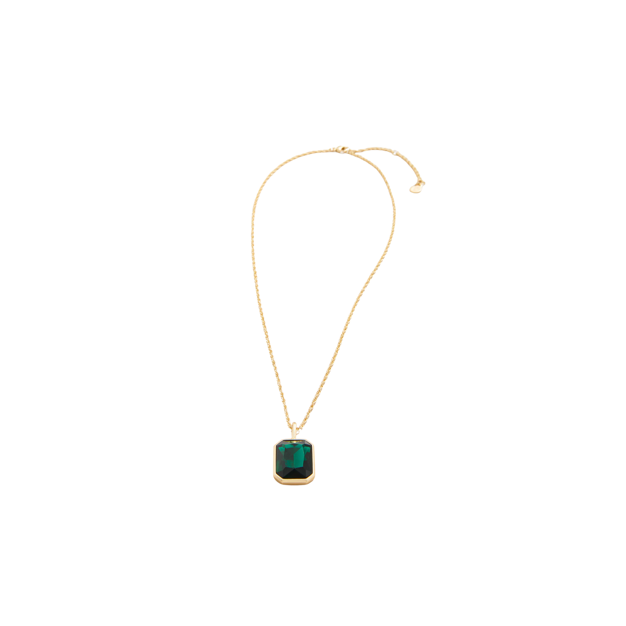 Grand Chateau Necklace -18" Dark Green