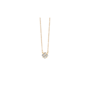 Sea La Vie Necklace -Blessed Crystal Clover Gold