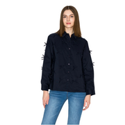 JOH Jerry Top with Ribbons -Navy