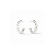Solara Nova Hoop -Silver Medium