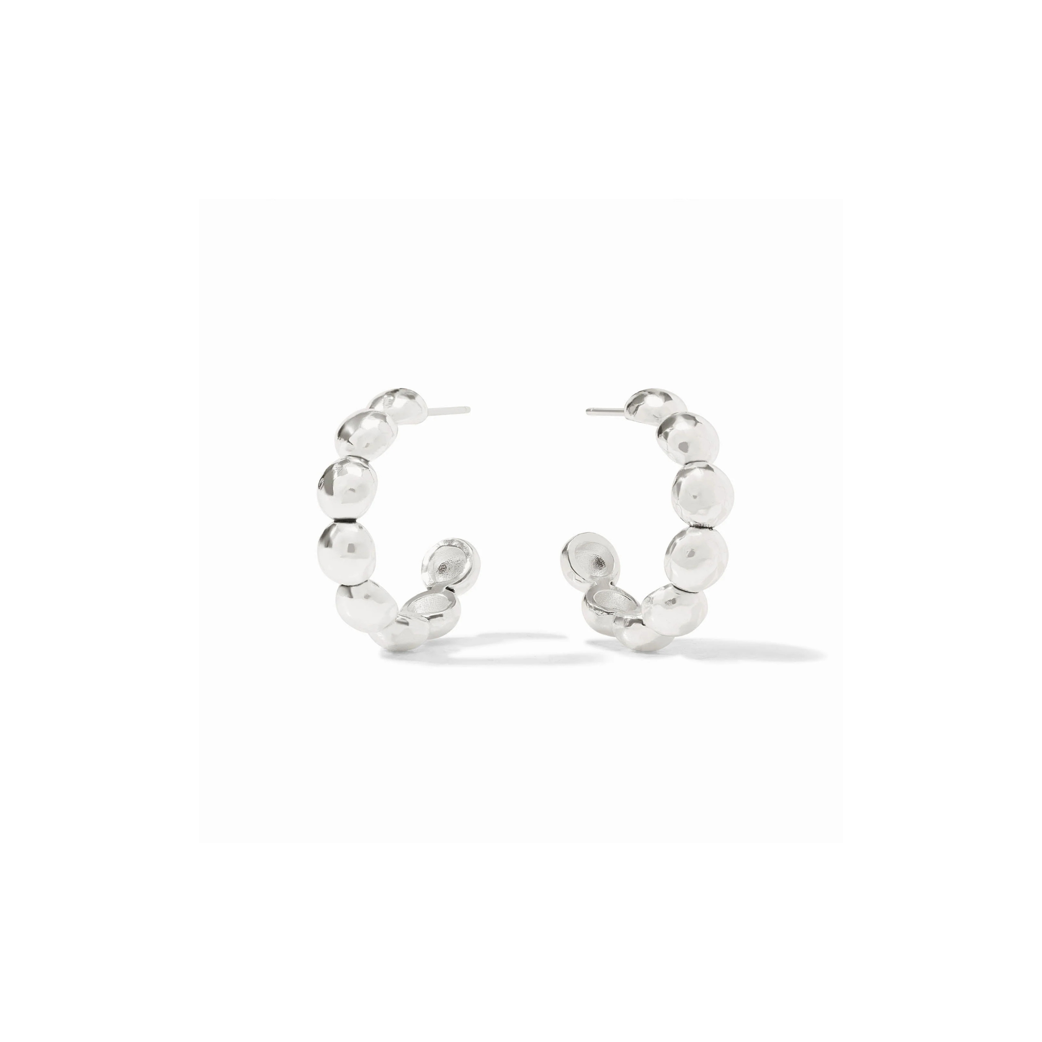Solara Nova Hoop -Silver Medium