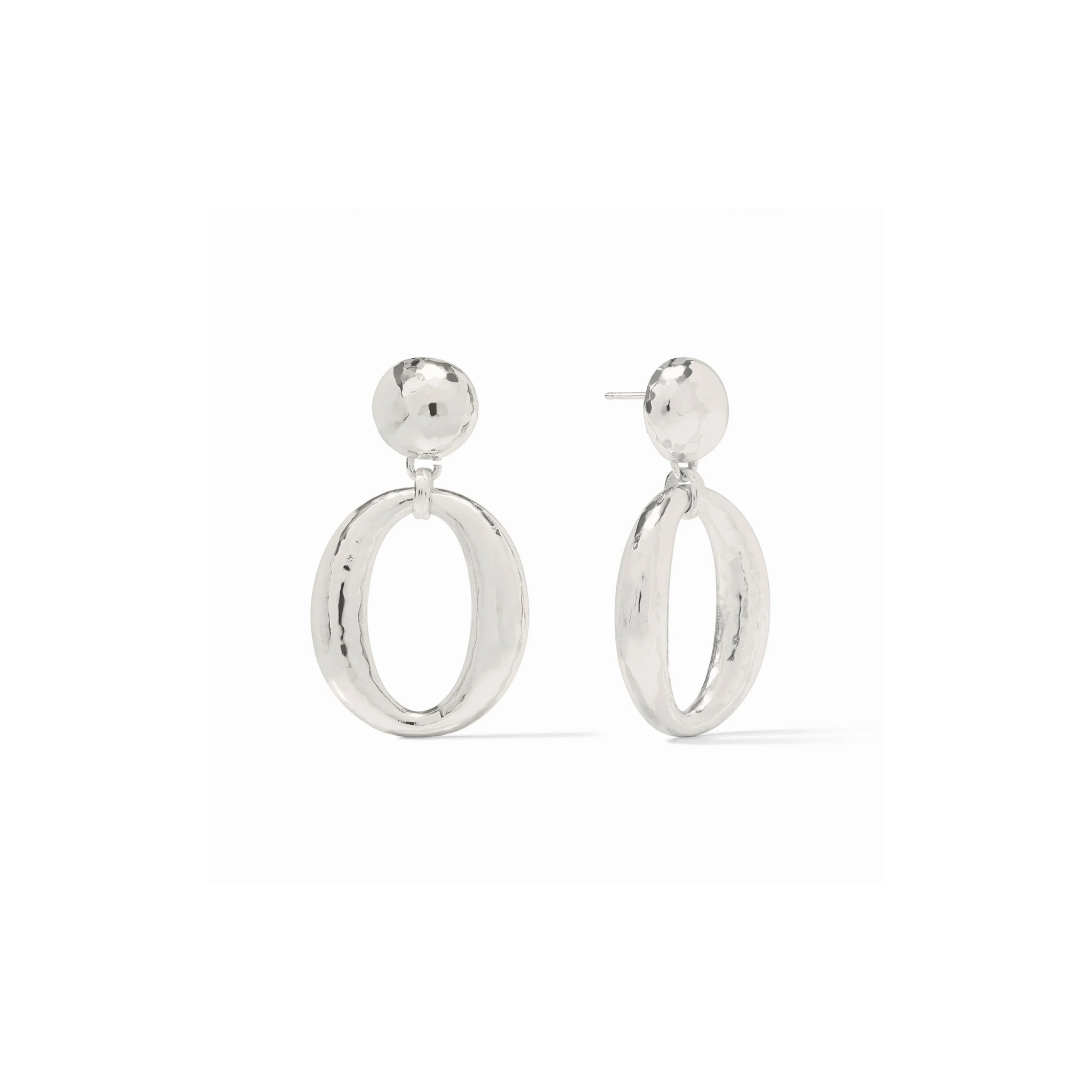 Solara Orbit Statement Earring -Silver