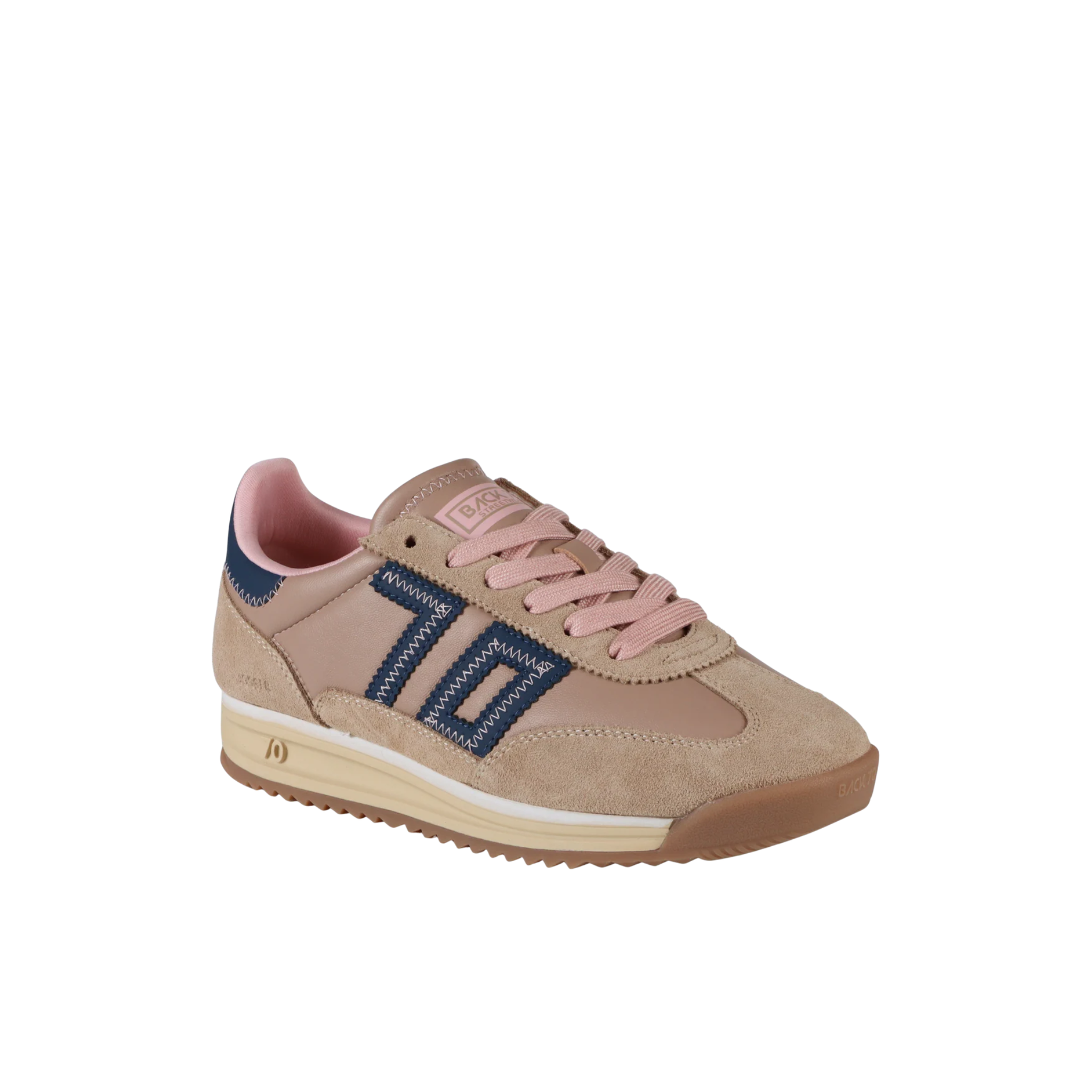Jogger Z Sneaker-Camel Navy/Pink