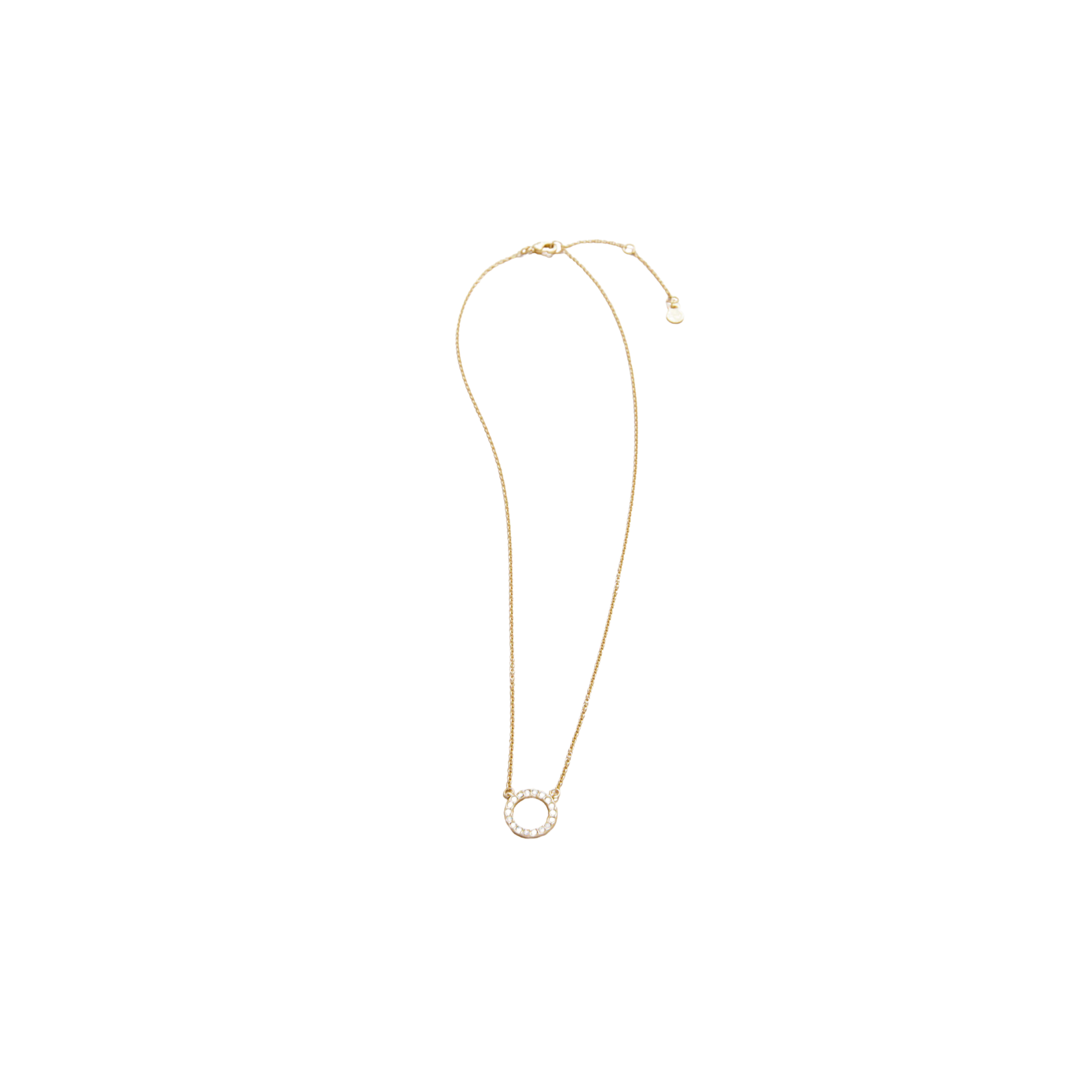 SLV Necklace 18" Thankful/Ring -Gold