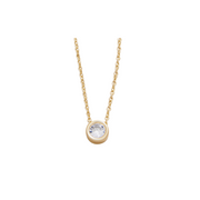 SLV Necklace 18" Ray of Hope/Gem -Gold