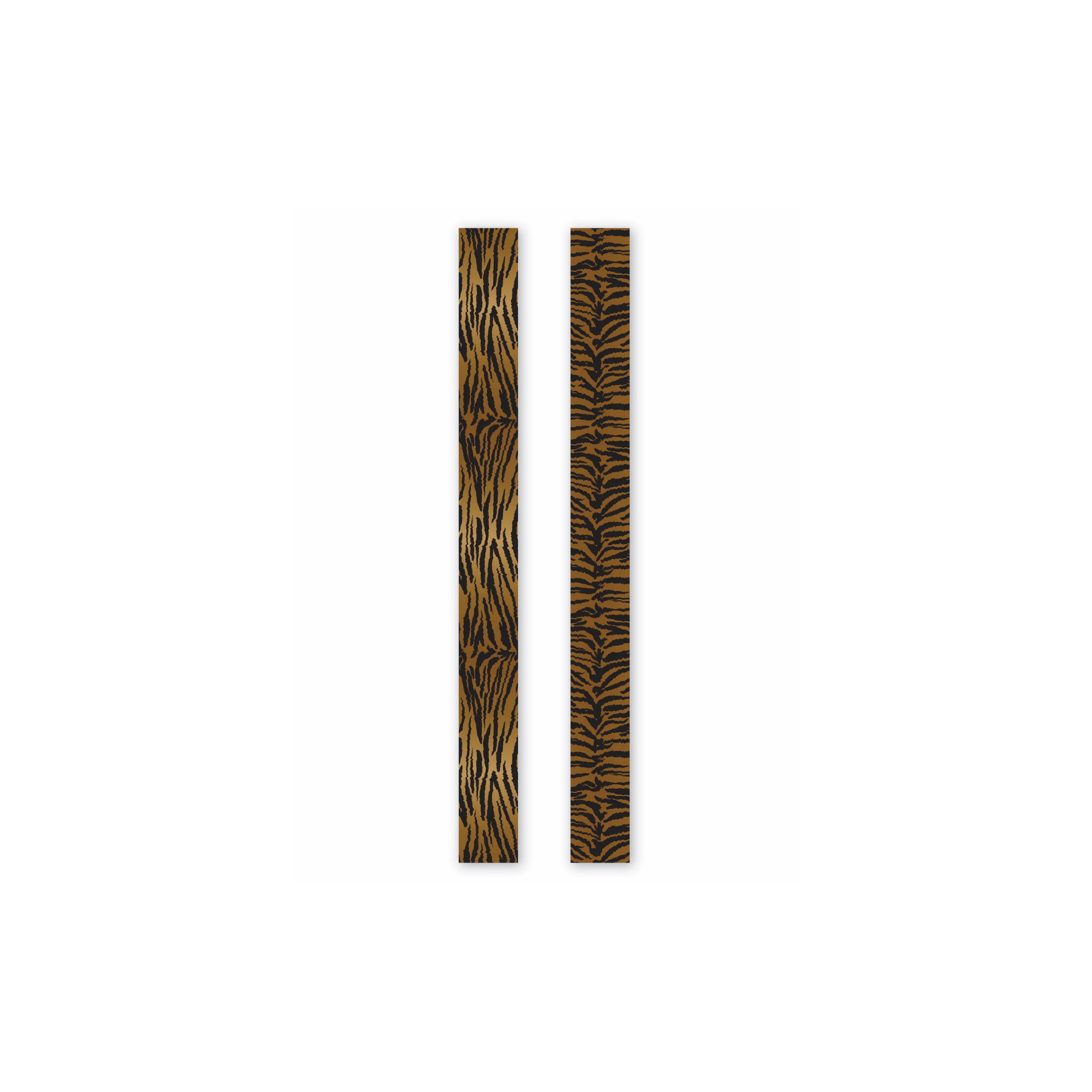 Hand Stitched Silk Scarfette -Tiger Jacquard