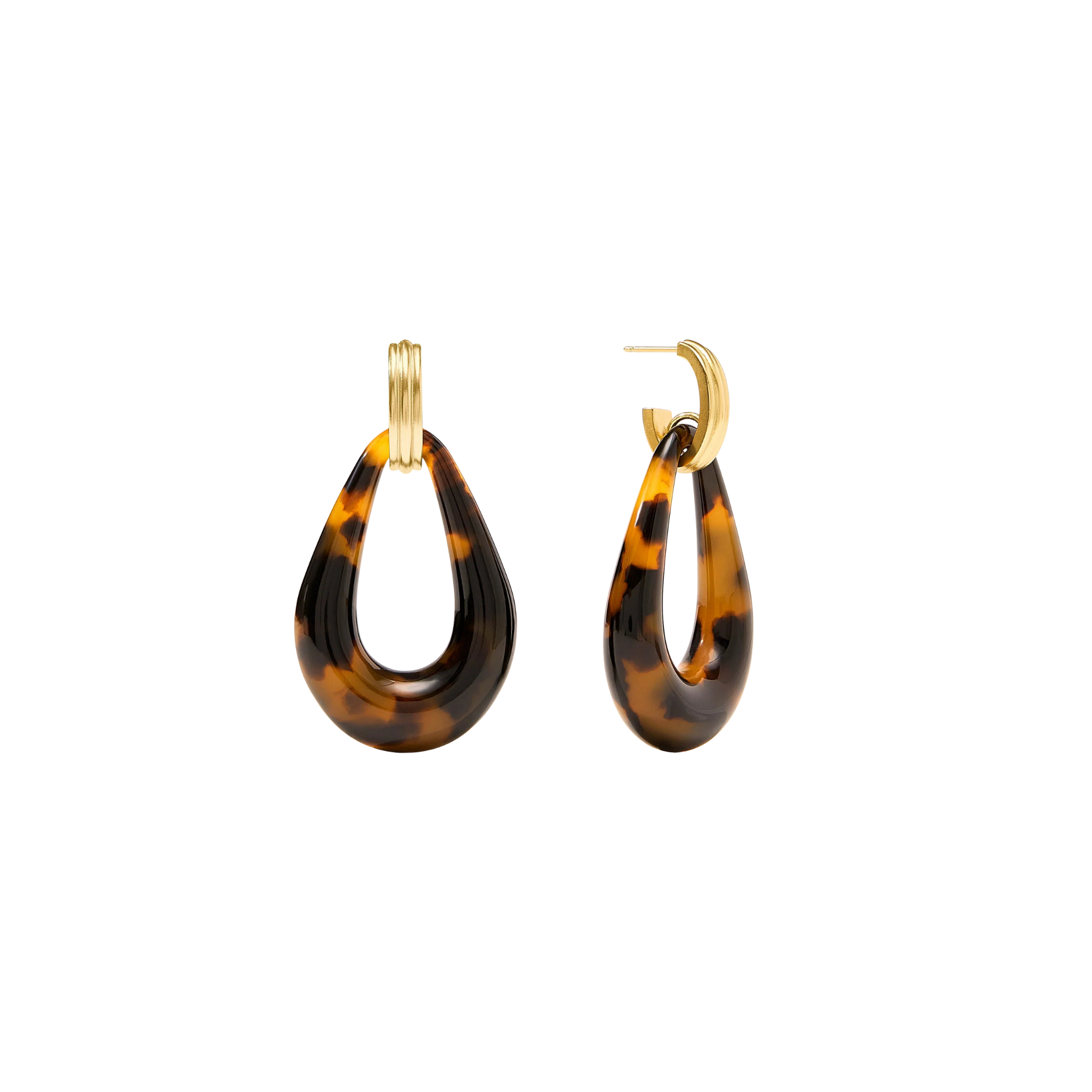 Carnaby Doorknocker Earring-Tortoiseshell (OS)