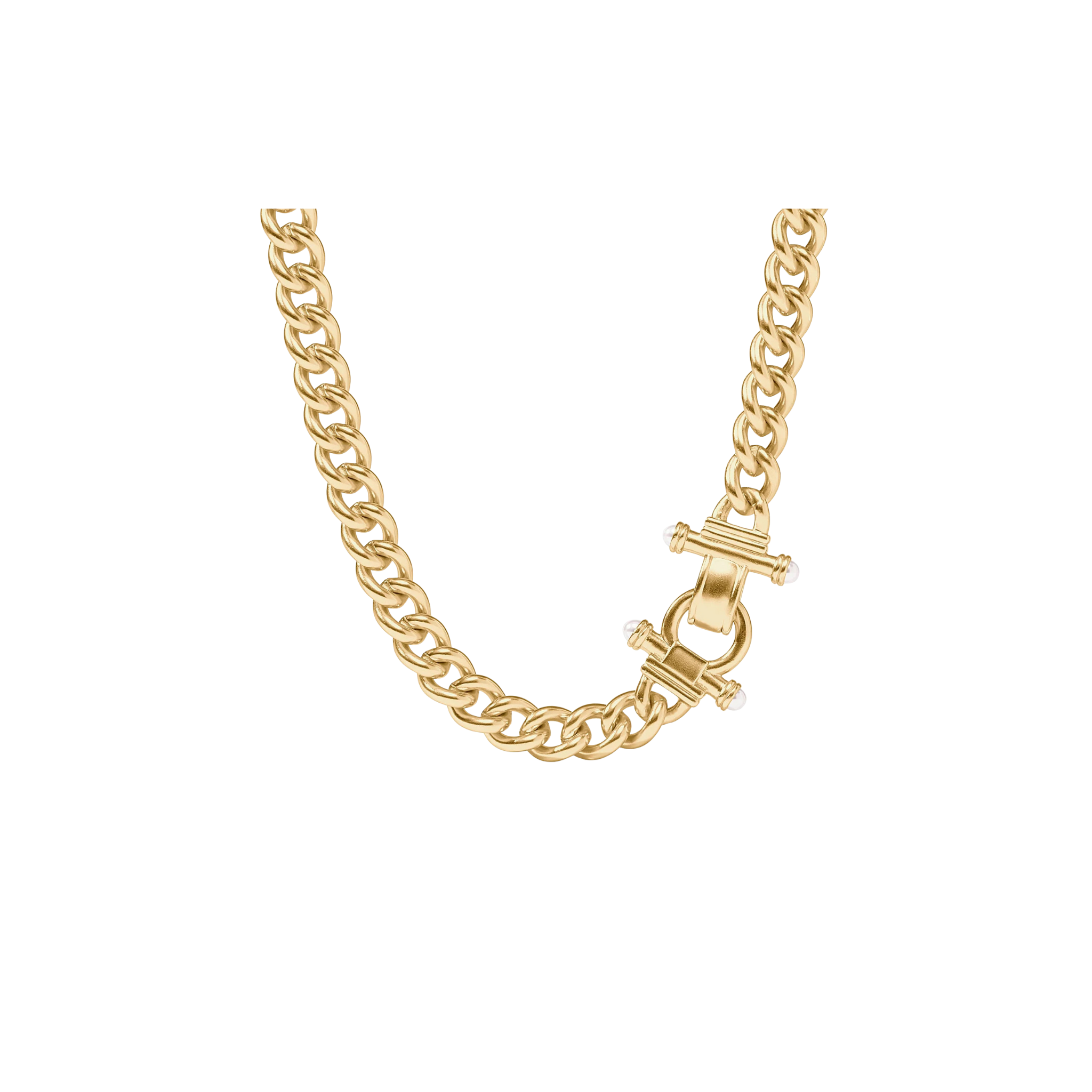 Dolce Demi Link Necklace-Pearl (OS)
