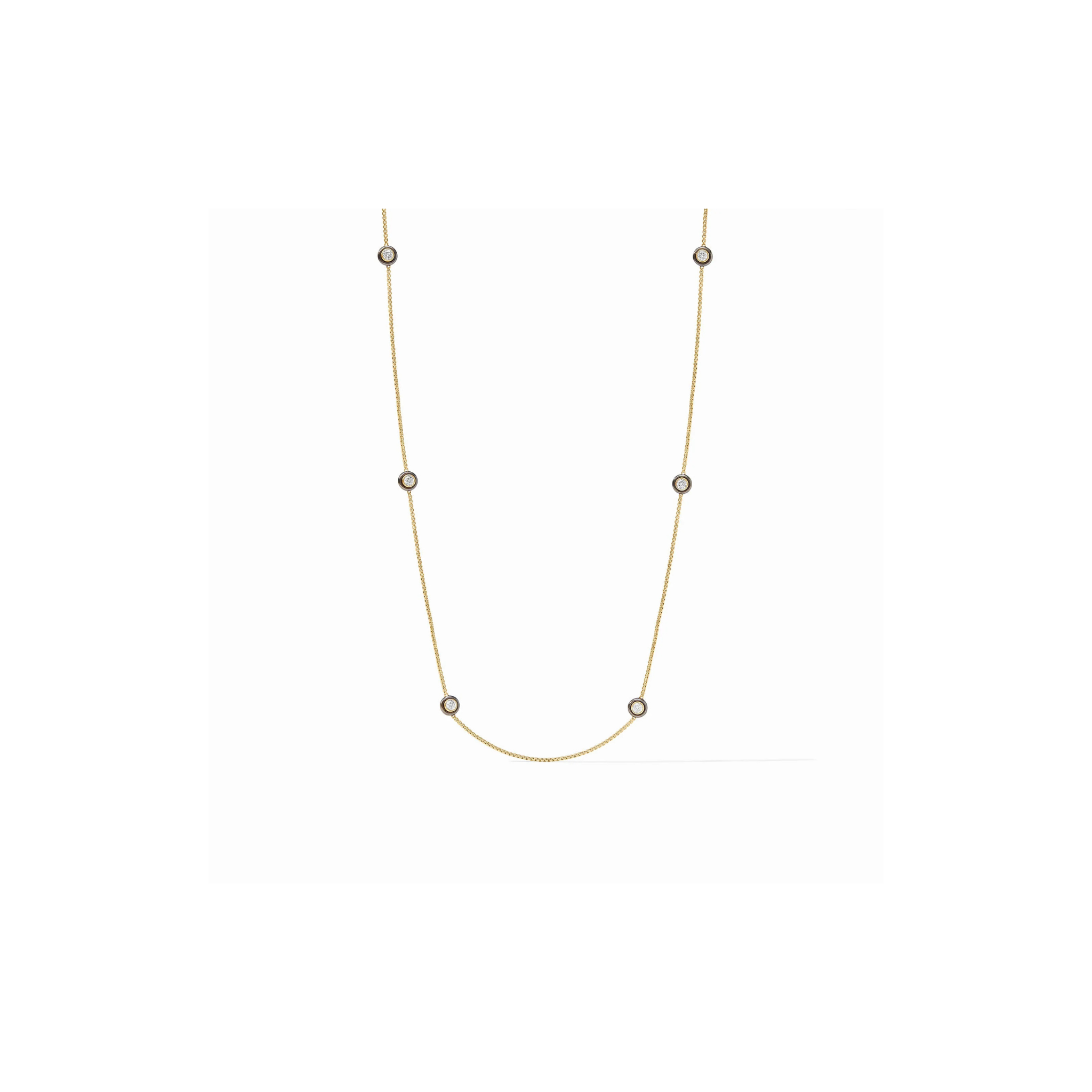 Tribeca Station Necklace-Cubic Zirconia (OS)