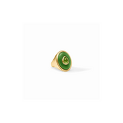 Carnaby Statement Ring-Palmetto Green Size 7
