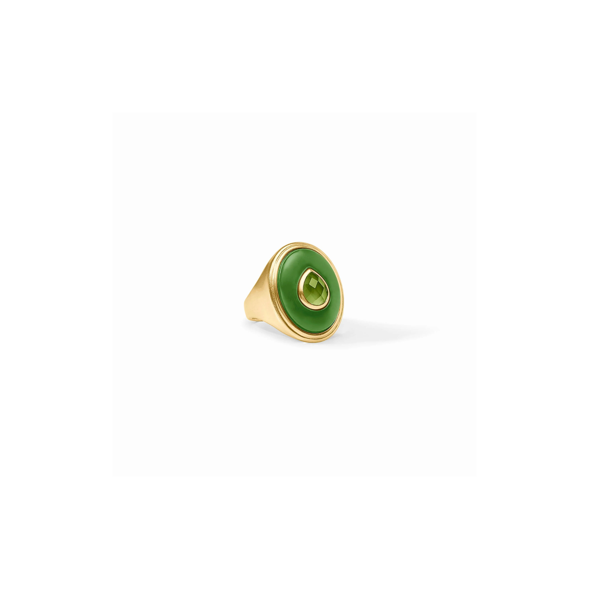 Carnaby Statement Ring-Palmetto Green Size 7
