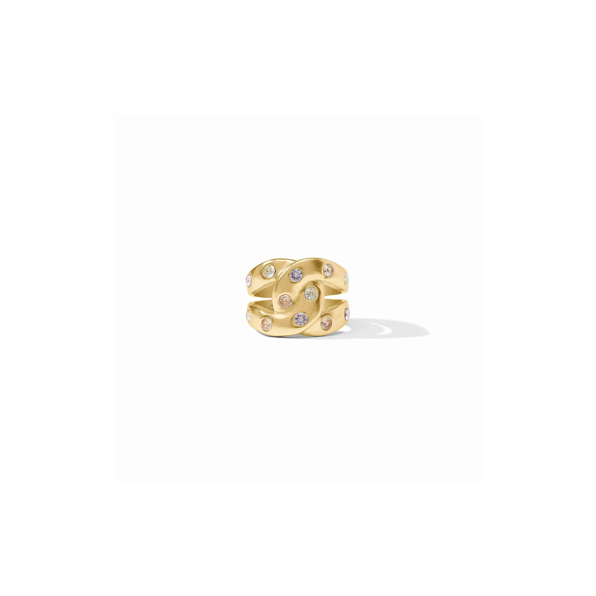 Rainbow Infinity Ring-Champagne Radiance Size 7
