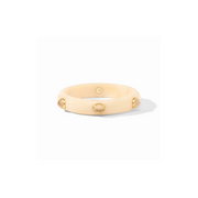 Carnaby Stone Bangle-Ivory (Med)
