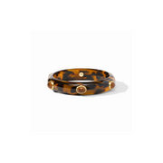 Carnaby Stone Bangle-Tortoiseshell (Med)