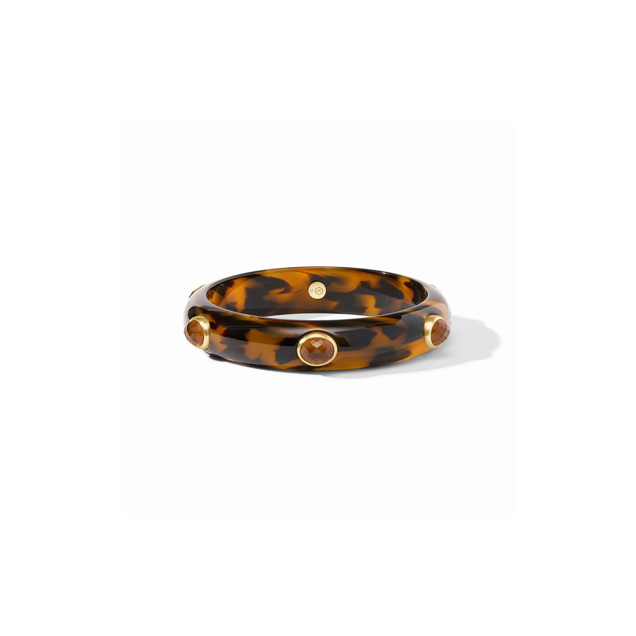 Carnaby Stone Bangle-Tortoiseshell (Med)