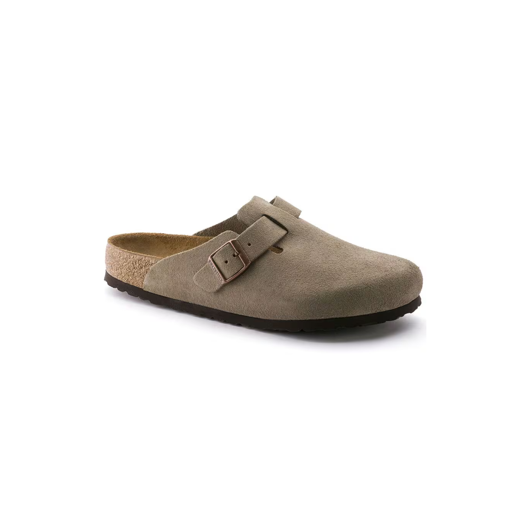 Boston Soft Footed Suede Leather -Taupe