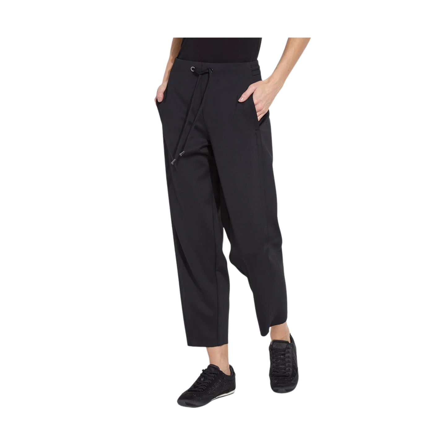 Lysse Desi Neoprene Barrel Jogger -Black