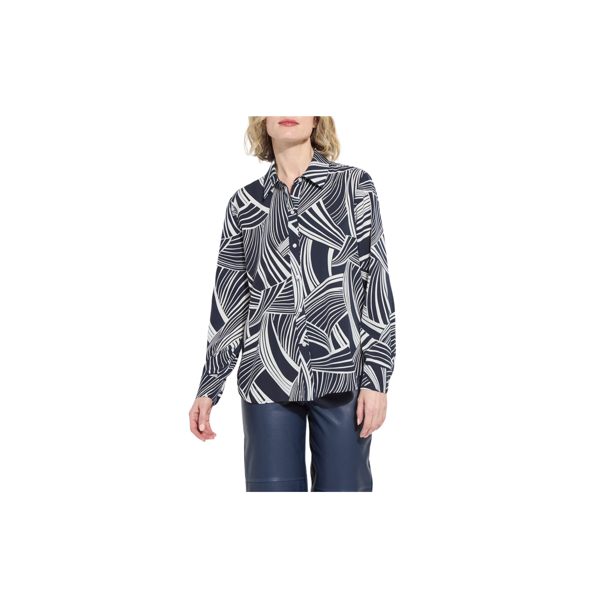 Parker Button Down LS Shirt-Winter Nautical