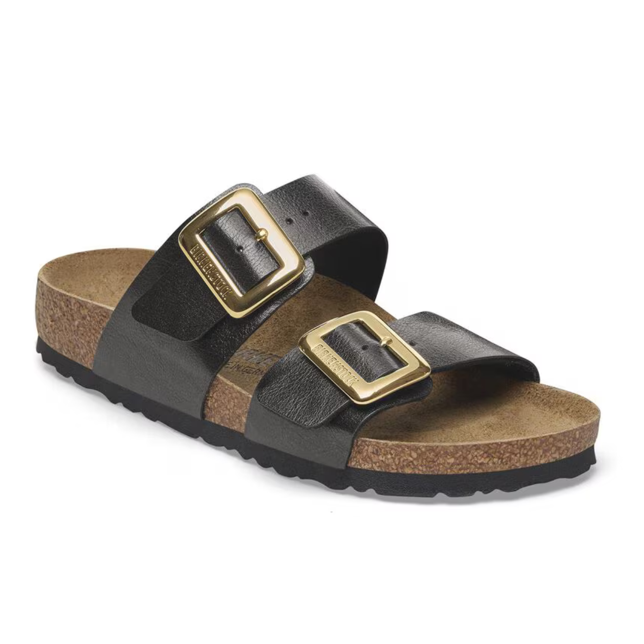 Birkenstock Sydney Luxe Buckle Birko-Flor -Graceful Licorice