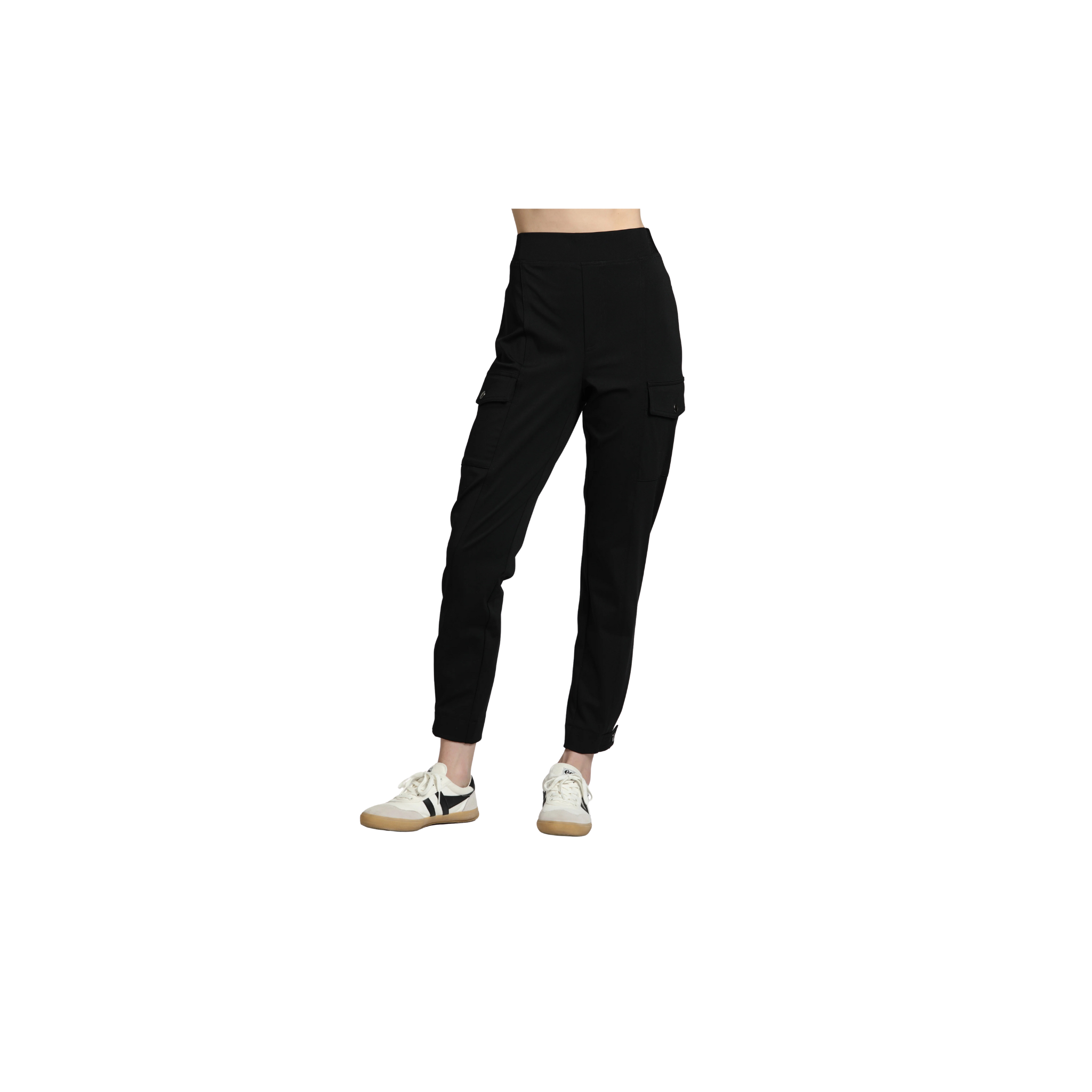 APNY Ponte Pull-on Cargo Pant-Black