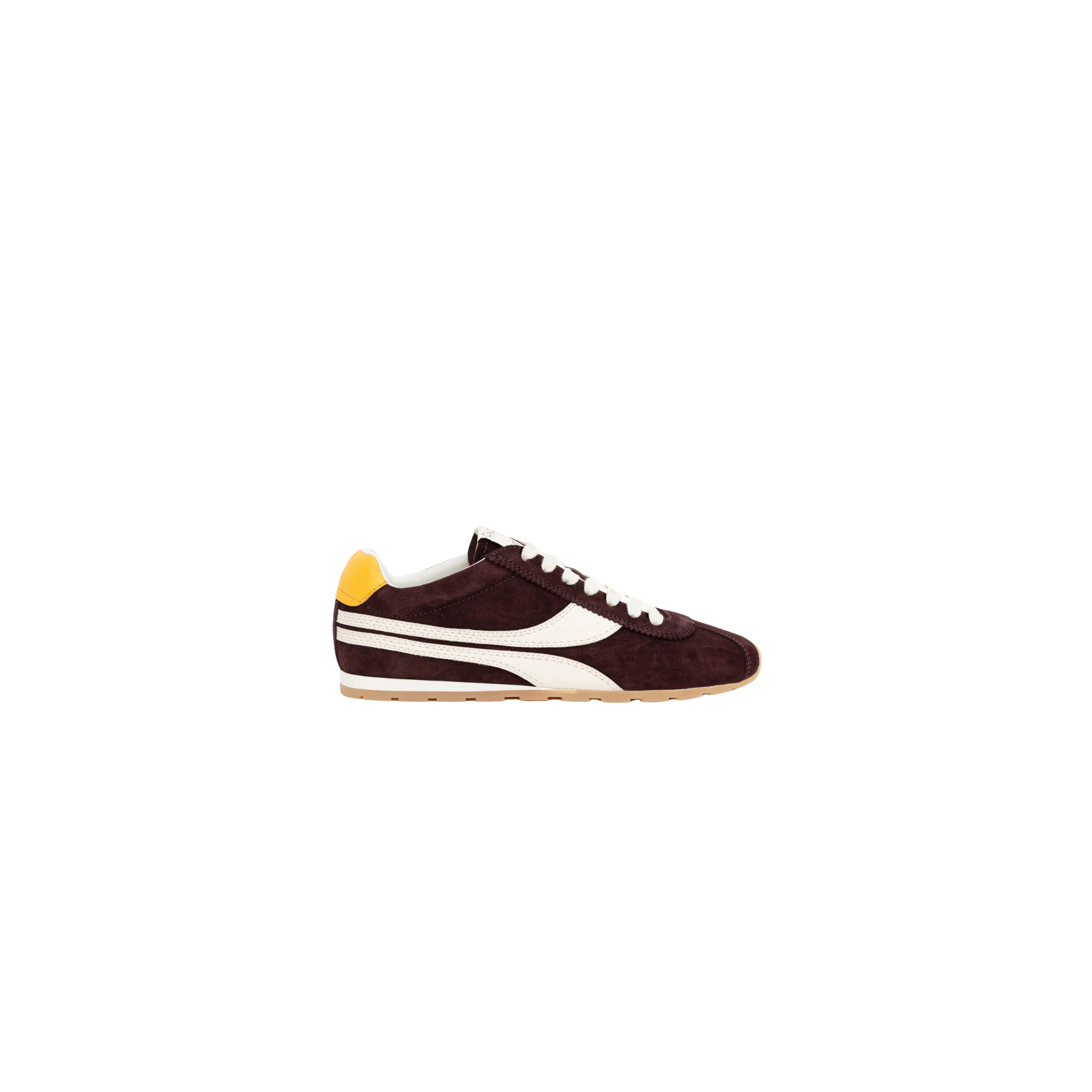 Essex Sneaker -Royal Burgundy Velour Suede