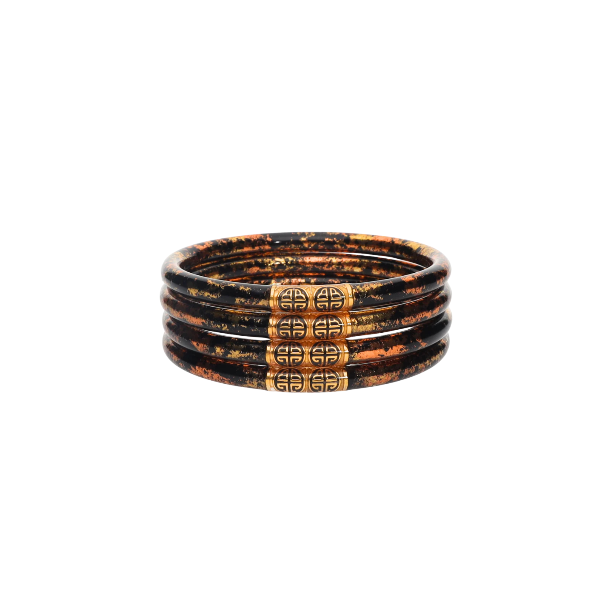 BuDhaGirl KOI Leopard All Weather Bangle Set of 4