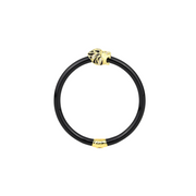 BuDhaGirl Fauna Lion All Weather Bangle -Black