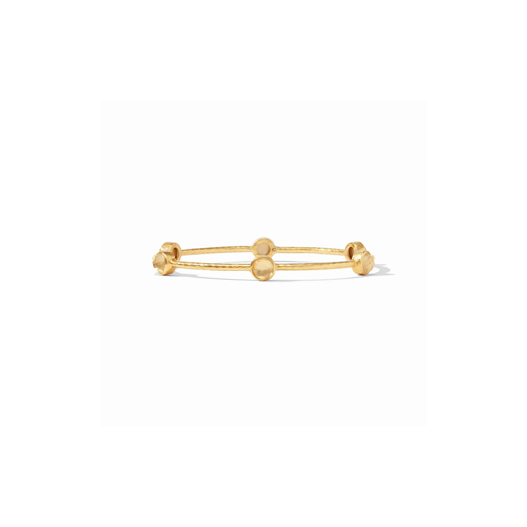 Milano Luxe Bangle-Iridescent Champagne/Gold (M)