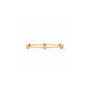 Milano Luxe Pave Bangle-Pave Cubic Zirconia/Gold (M)