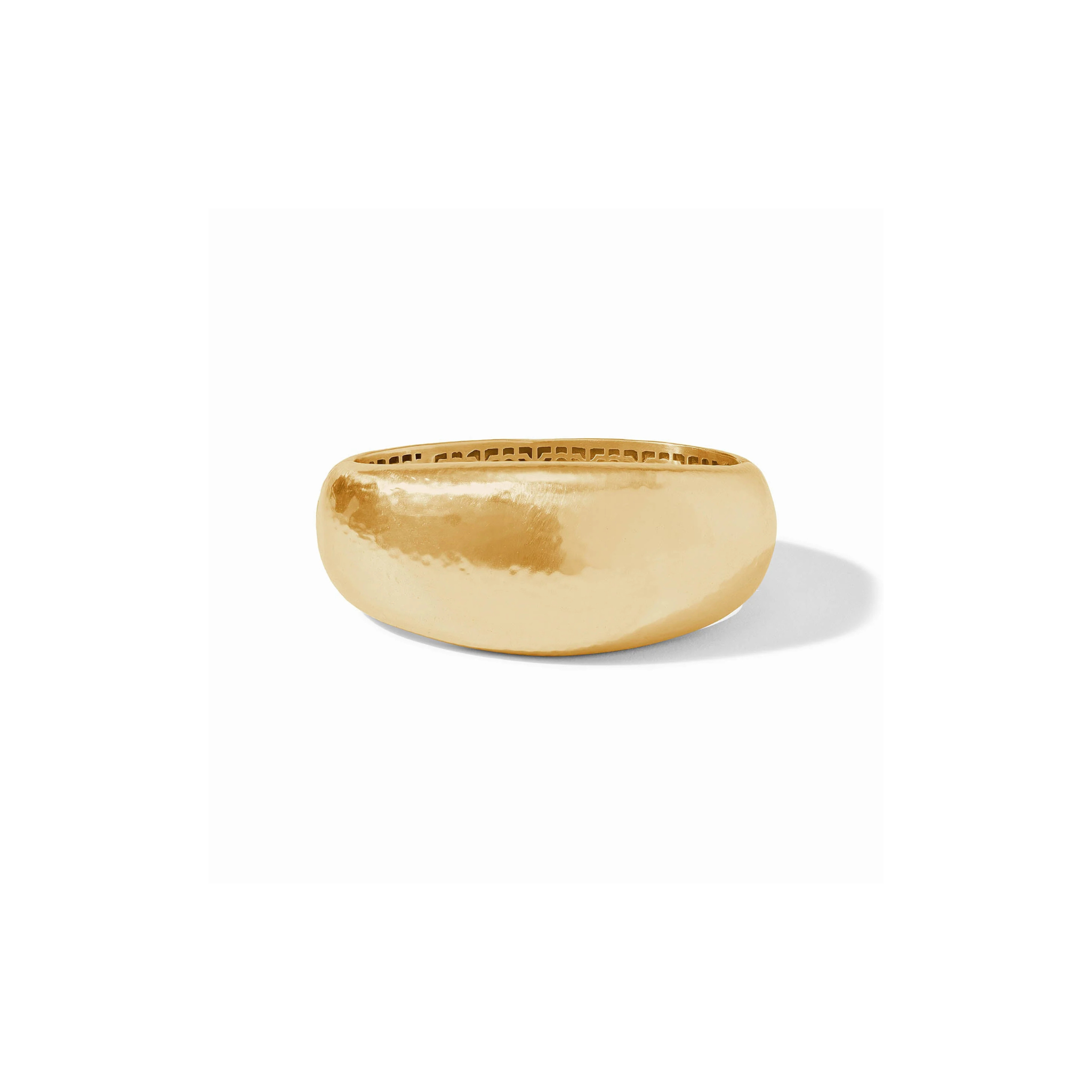 Catalina Statement Hinge Bangle -Gold