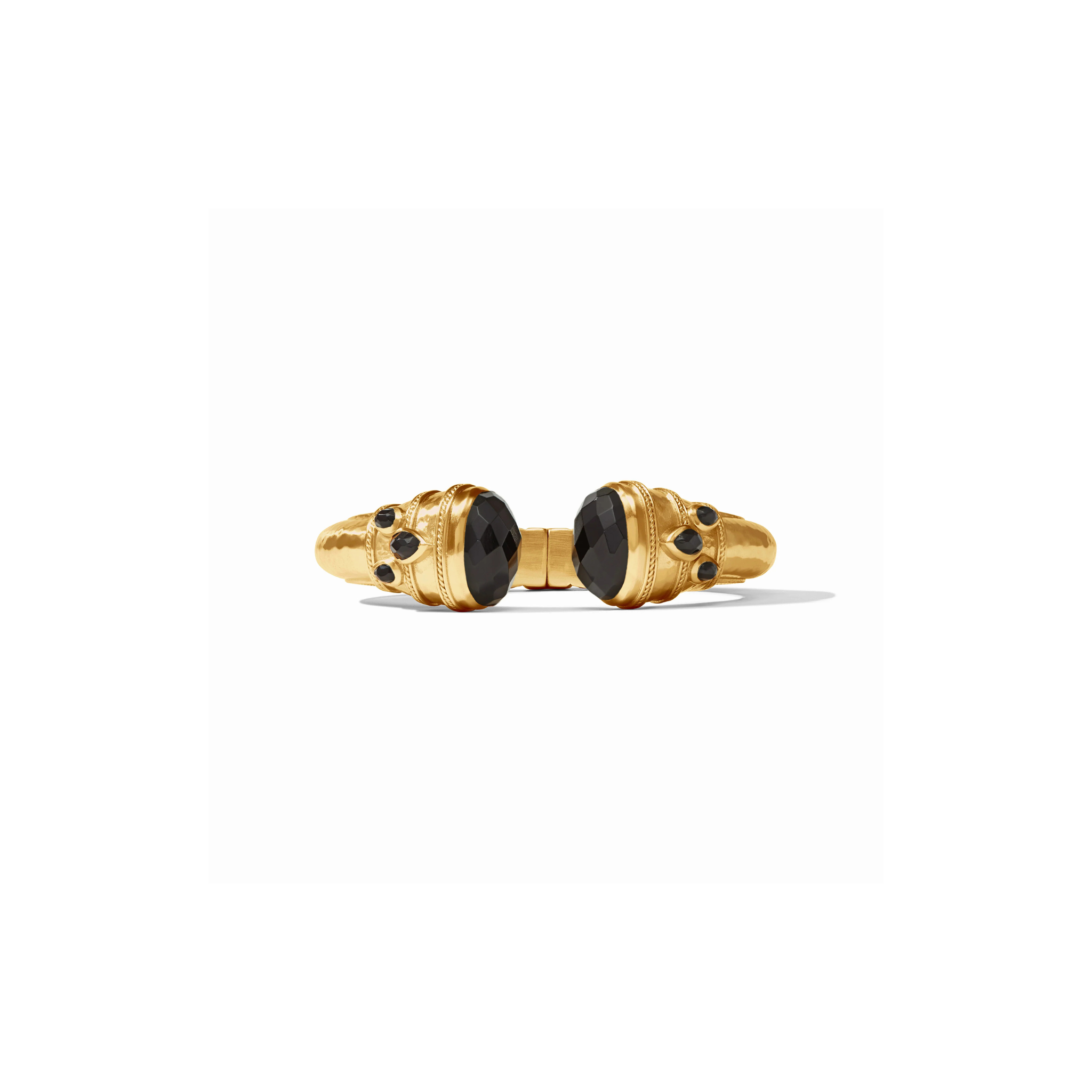Cannes Cuff - Obsidian Black/Gold
